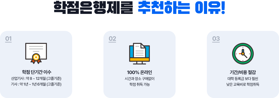 학점은행제를 추천하는 이유!