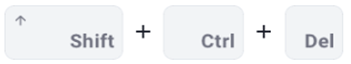 키보드 Ctrl+Shift+Del 키 캡쳐